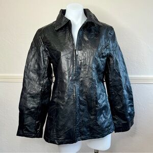 Vintage Patchwork Leather Works Jacket